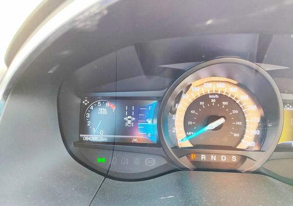 Ford EDGE cena 91500 przebieg: 94300, rok produkcji 2018 z Stawiski małe 191